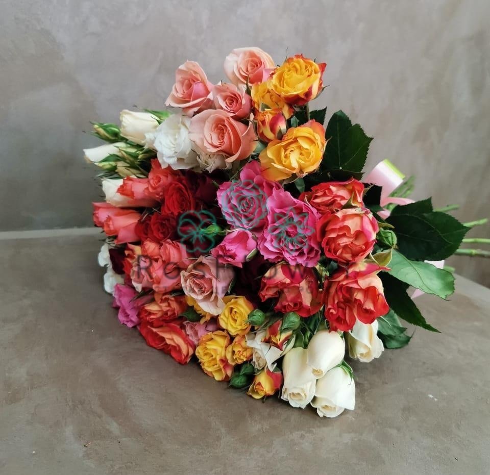 Букет цветов из: Розы в Дмитриевской