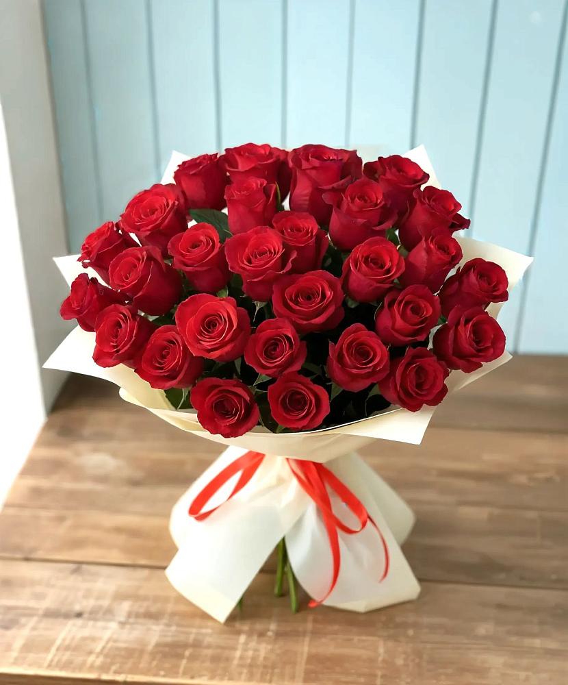 Букет 29 Красных роз в Дмитриевской