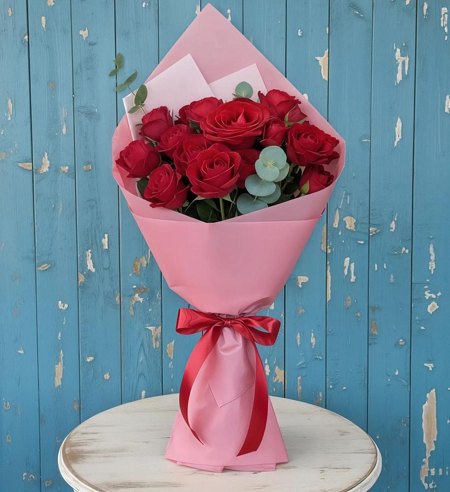 Букет цветов из: Розы в Дмитриевской