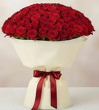 Букет 101 Красная роза Милано #REPLACE_PRED# Дмитриевской