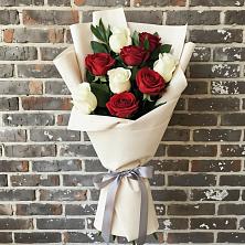 Букет цветов из:  Розы в Дмитриевской
