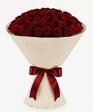 Букет 101 Бордовая роза Блэк Бакарра в Дмитриевской