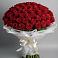 Букет 101 Красная роза Блэк Мэджик в Дмитриевской