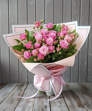 Букет Розовый кустик #REPLACE_PRED# Дмитриевской