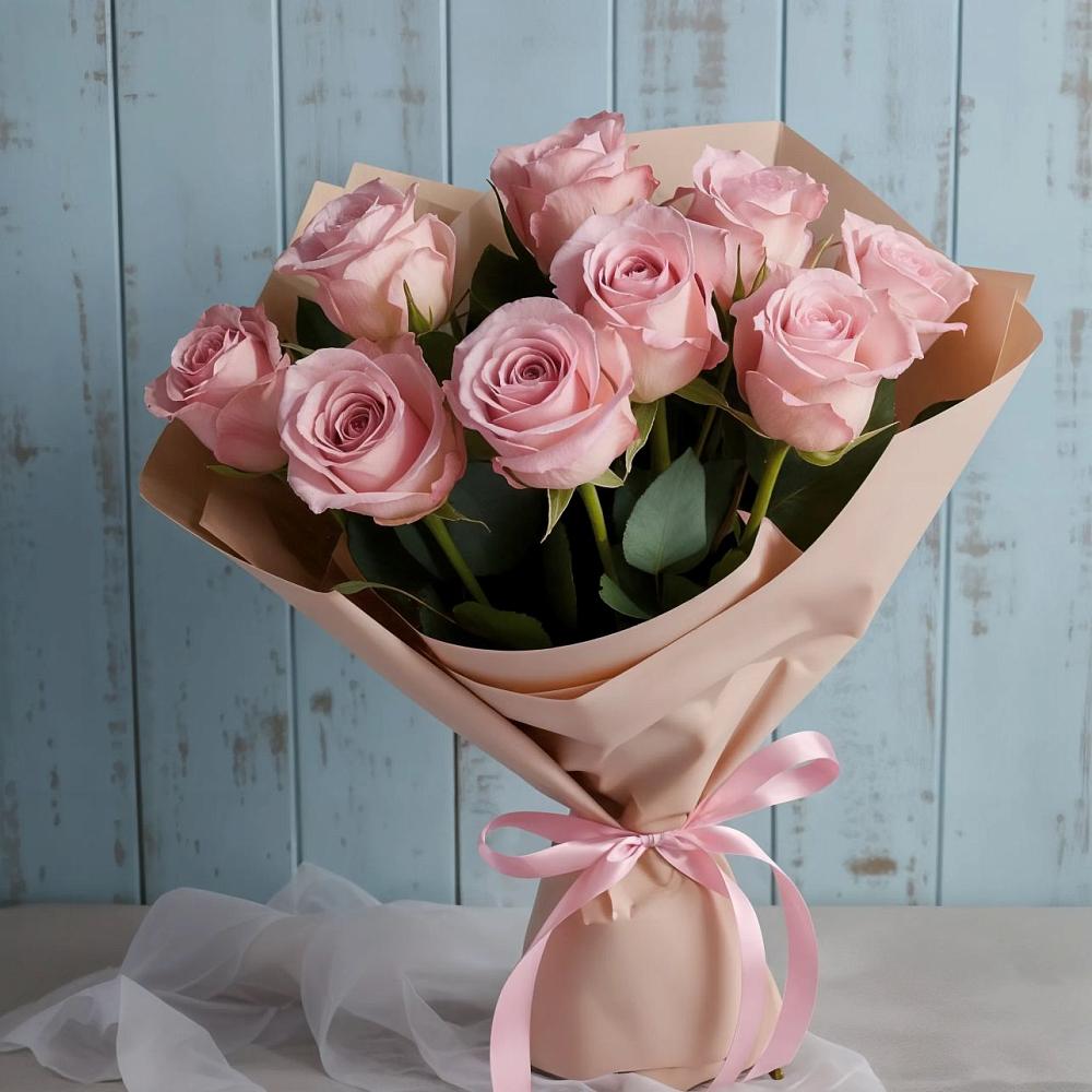 Букет цветов из: Розы в Дмитриевской