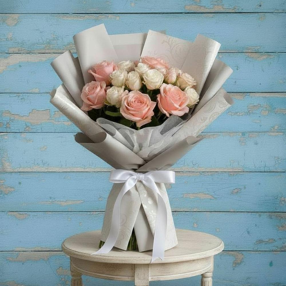 Букет цветов из: Розы в Дмитриевской