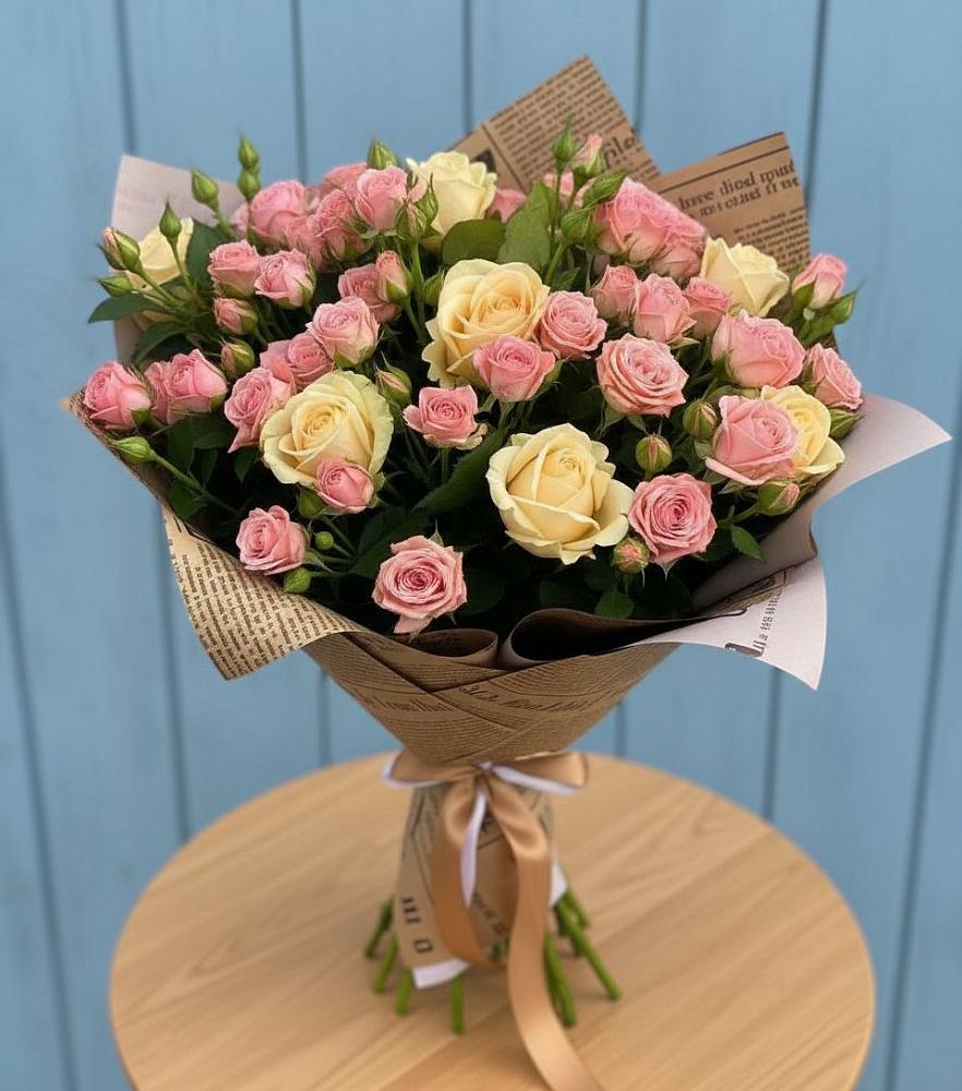 Букет цветов из: Розы в Дмитриевской