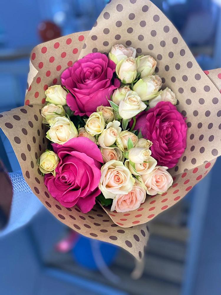 Букет цветов из: Розы в Дмитриевской