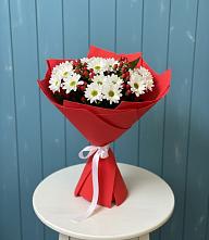 Букет цветов из:  Хризантемы #REPLACE_PRED# Дмитриевской