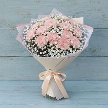 Букет цветов из:  Гвоздики в Дмитриевской