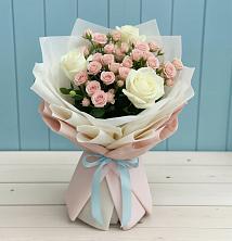 Букет цветов из:  Розы в Дмитриевской