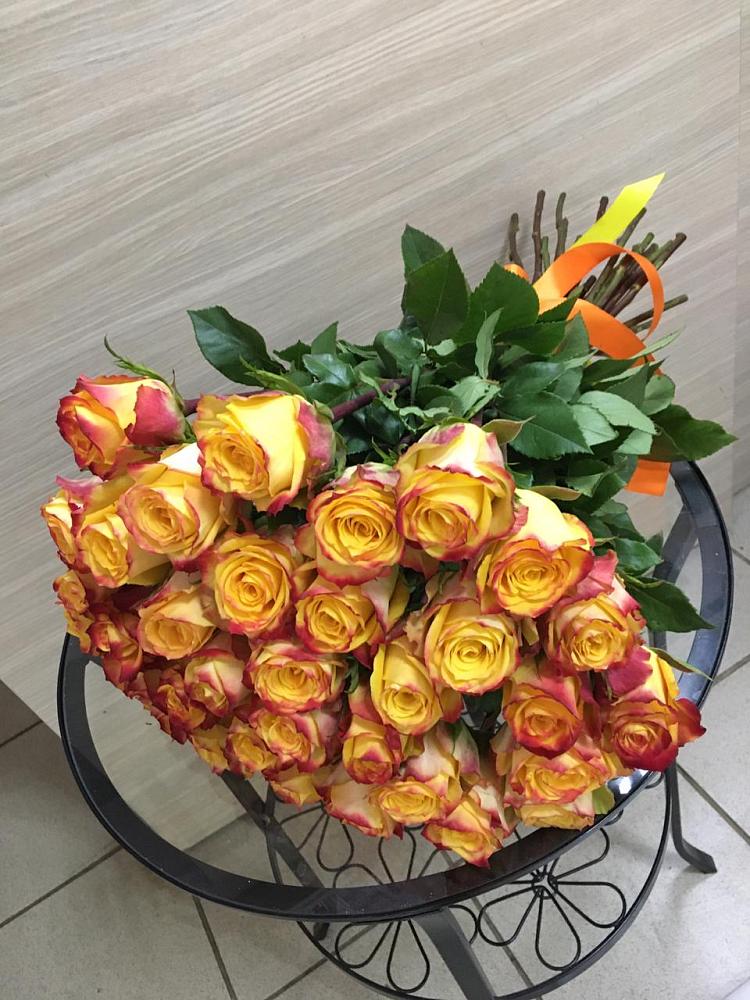 Букет Желтые розы в Дмитриевской