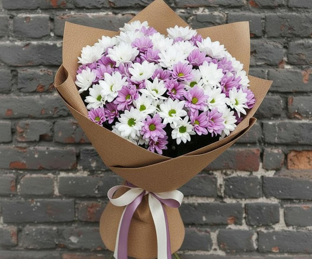 Букет цветов из: Хризантемы в Дмитриевской