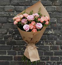 Букет цветов из:  Розы в Дмитриевской