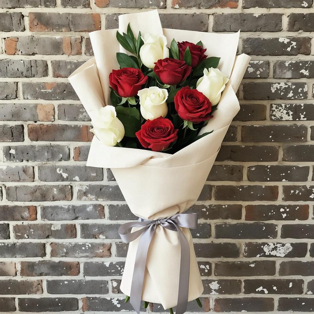 Букет цветов из: Розы в Дмитриевской