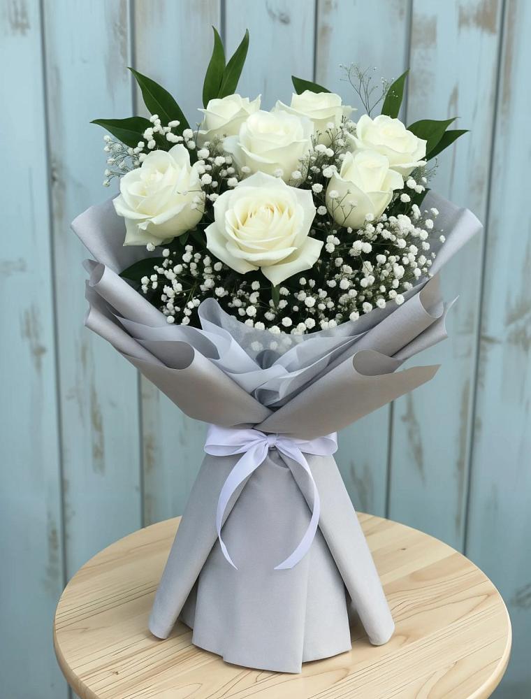 Букет цветов из: Розы в Дмитриевской