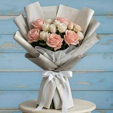 Букет цветов из:  Розы в Дмитриевской