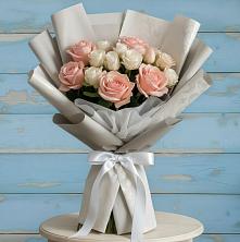 Букет цветов из:  Розы в Дмитриевской