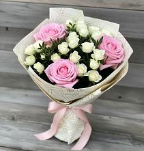 Букет цветов из:  Розы в Дмитриевской
