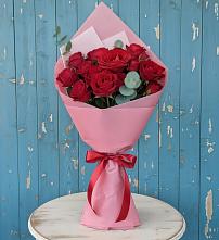Букет цветов из:  Розы в Дмитриевской