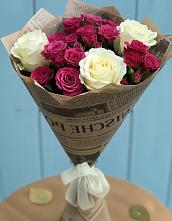 Букет цветов из:  Розы в Дмитриевской