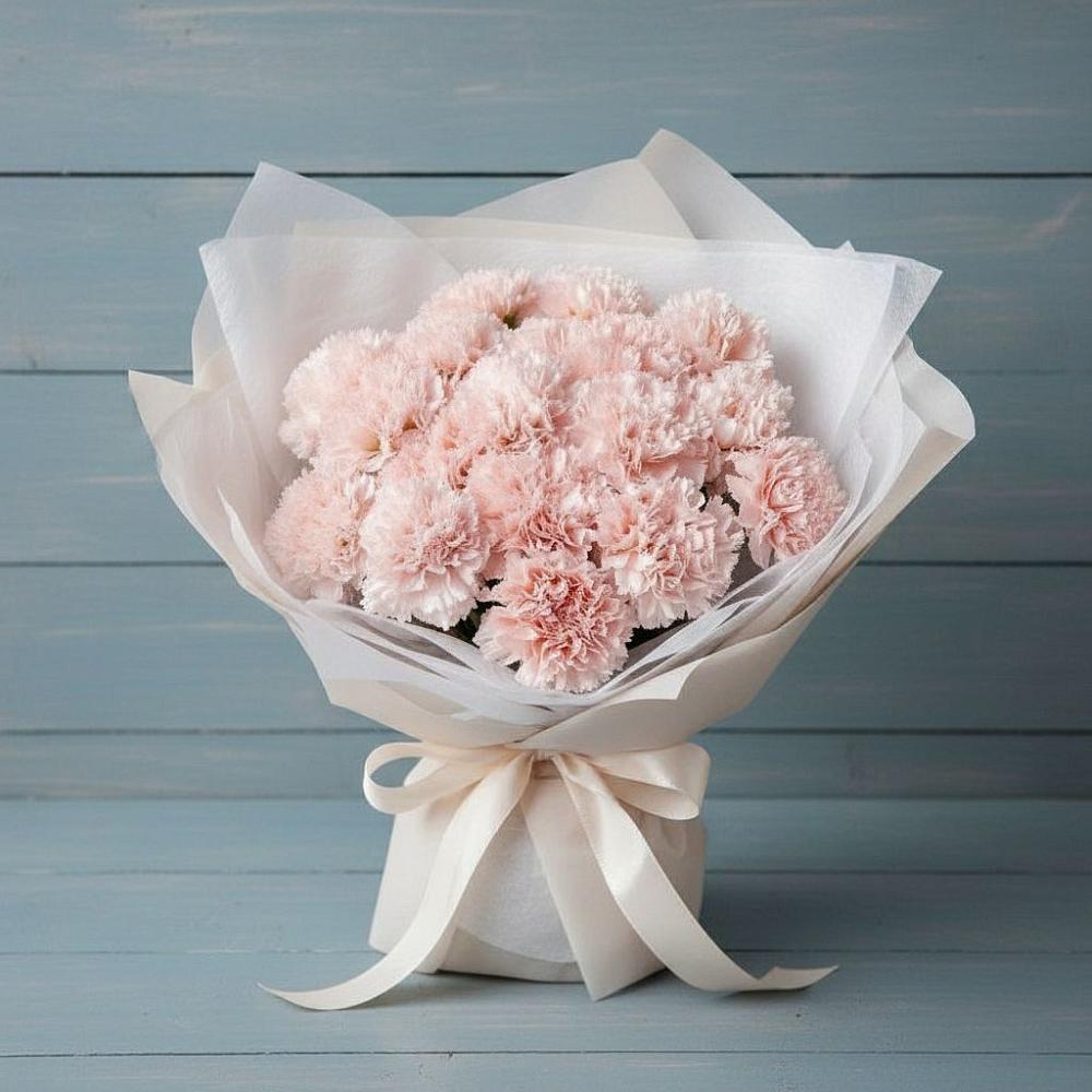 Букет цветов из: Гвоздики в Дмитриевской