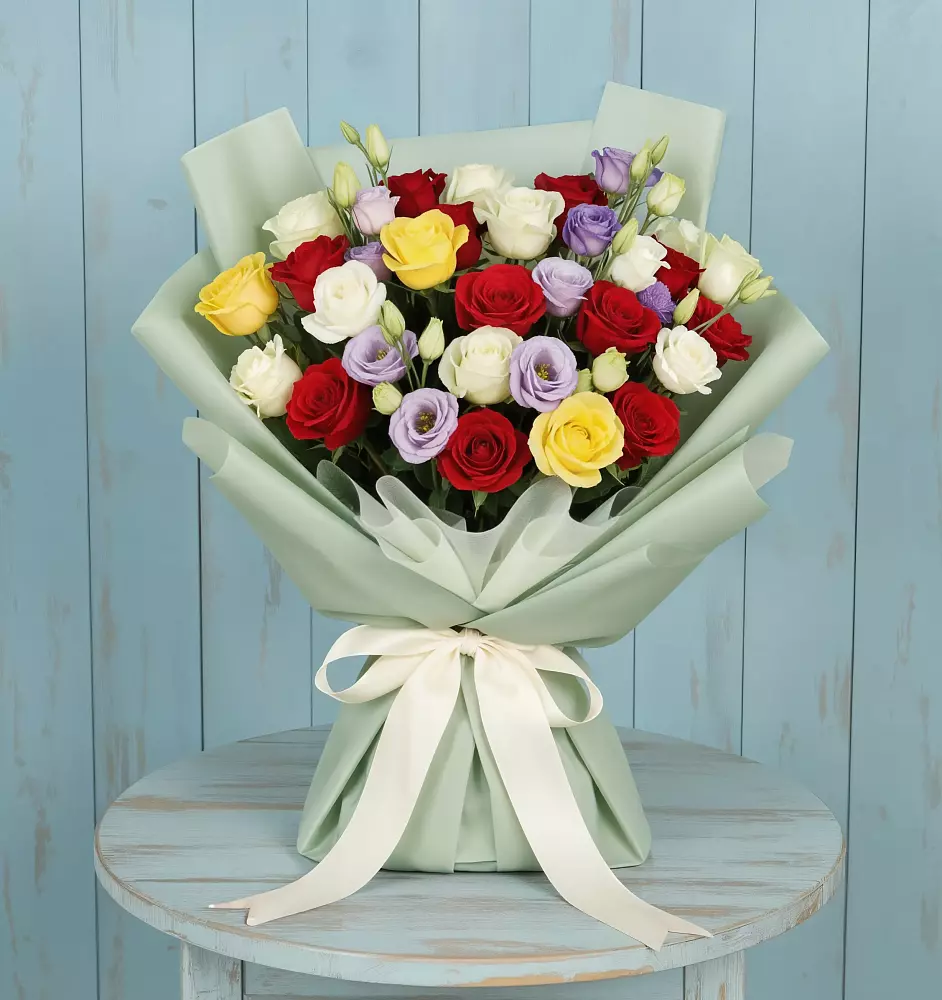 Букет цветов из: Розы в Дмитриевской