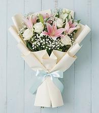 Букет цветов из:  Лилии в Дмитриевской