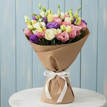 Букет цветов из:  Лизиантусы в Дмитриевской