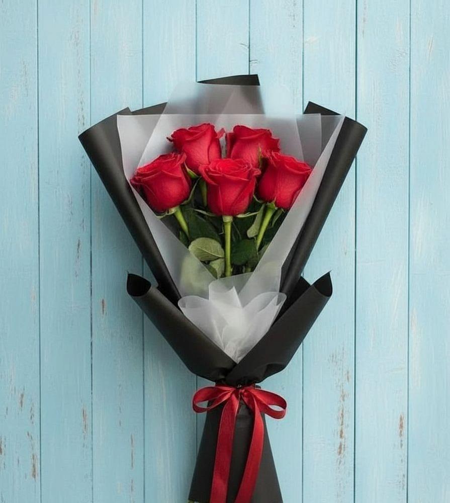 Букет цветов из: Розы в Дмитриевской