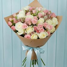 Букет цветов из:  Розы в Дмитриевской