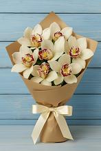 Букет цветов из:  Орхидеи и Розы в Дмитриевской